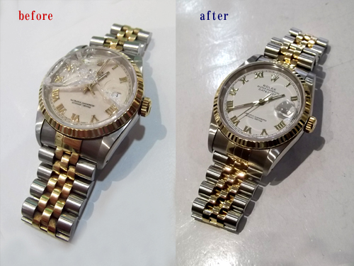 ロレックス Rolex Oyster Perpetual Datejust 文字盤作成 ロレックス オーバーホール